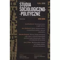 STUDIA SOCJOLOGICZNO-POLITYCZNE 1/08/2018 - Wydawnictwa Uniwersytetu Warszawskiego