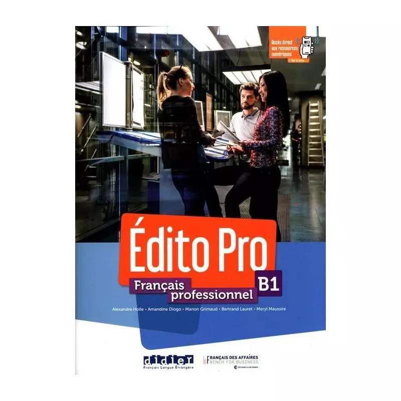 EDITO PRO B1 PODRĘCZNIK + DVD Romain Racine - Didier