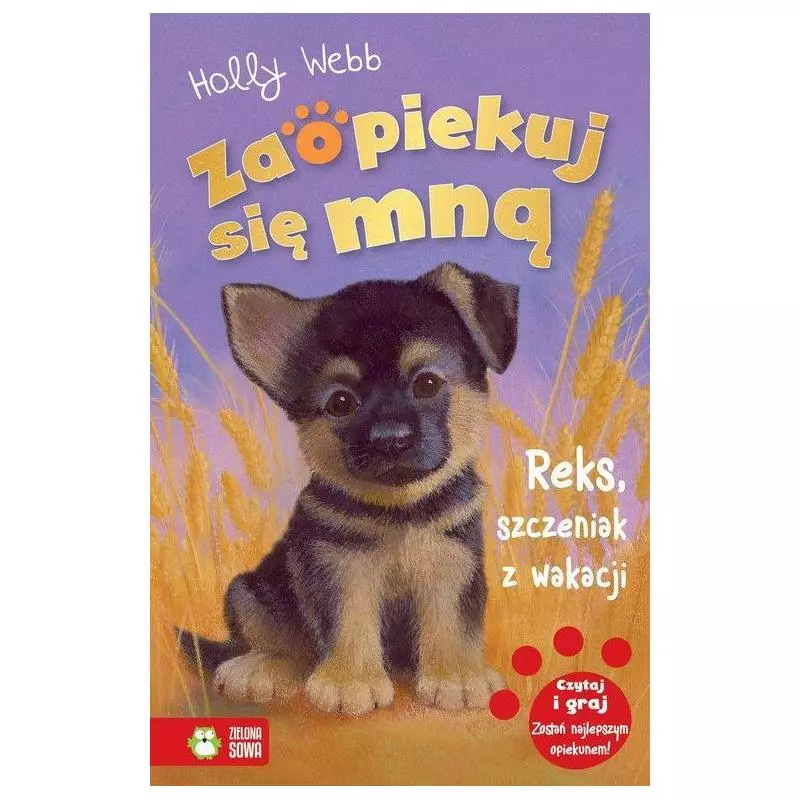 REKS SZCZENIAK Z WAKACJI ZAOPIEKUJ SIĘ MNĄ Holly Webb - Zielona Sowa