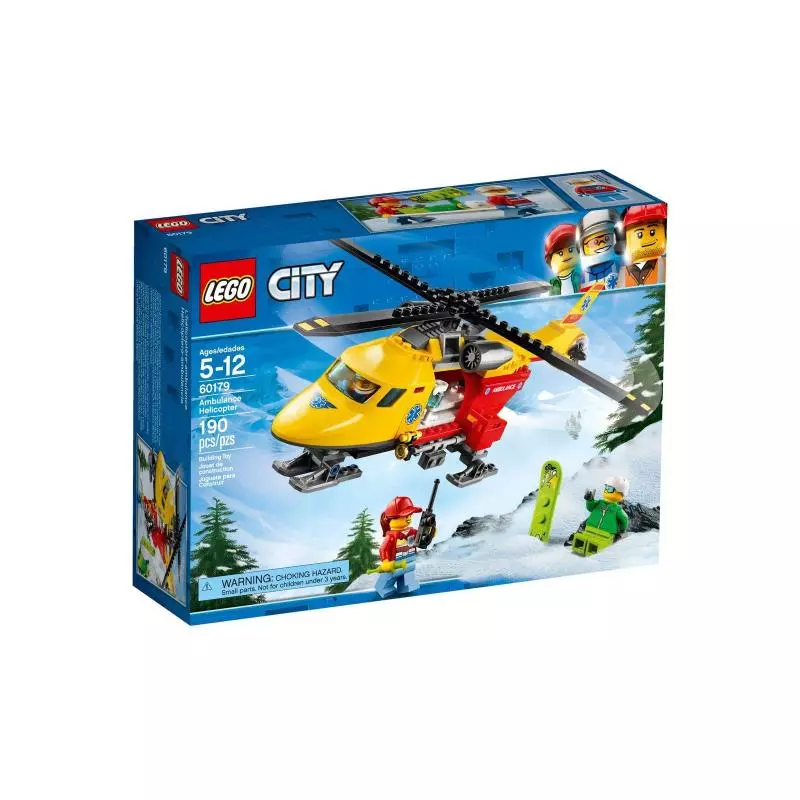 HELIKOPTER MEDYCZNY LEGO CITY 60179 - Lego
