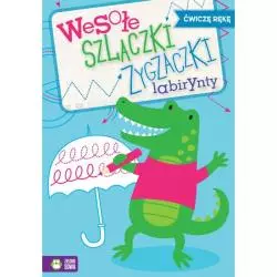WESOŁE SZLACZKI, ZYGZACZKI, LABIRYNTY ĆWICZ RĘKĘ - Zielona Sowa