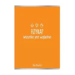 ZESZYT W KRATKĘ Z MARGINESEM 60 KARTEK A5 FIZYKA - Narcissus