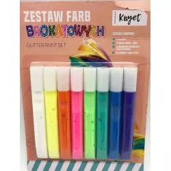 ZESTAW FARB BROKATOWYCH 8 KOLORÓW - Joinco