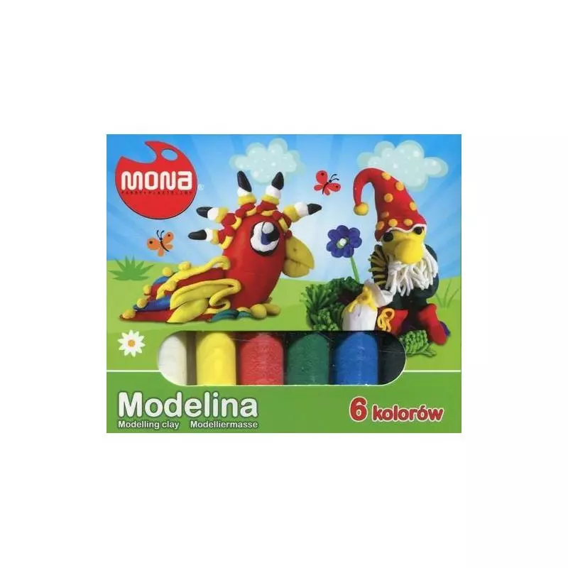 MODELINA 6 KOLORÓW - Mona