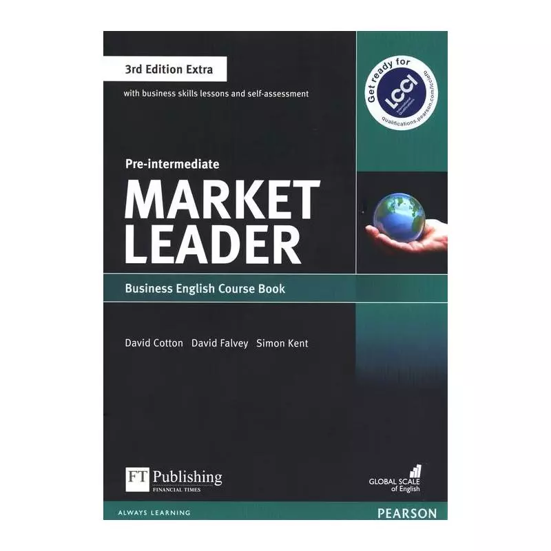 MARKET LEADER 3RD EDITION EXTRA PRE-INTERMEDIATE COURSE BOOK + DVD David Cotton, David Falvey, Simon Kent - Pearson Education...