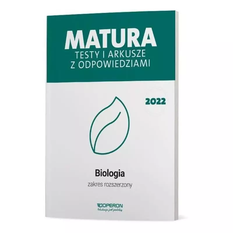 MATURA 2022 BIOLOGIA TESTY I ARKUSZE ZAKRES ROZSZERZONY Kamil Kulpiński, Dawid Kaczmarek, Anna Michalik - Operon