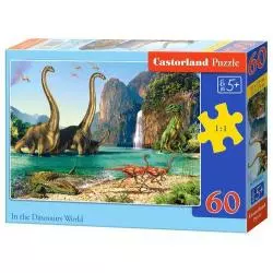 DINOZAURY PUZZLE 60 ELEMENTÓW 5+ - Castorland