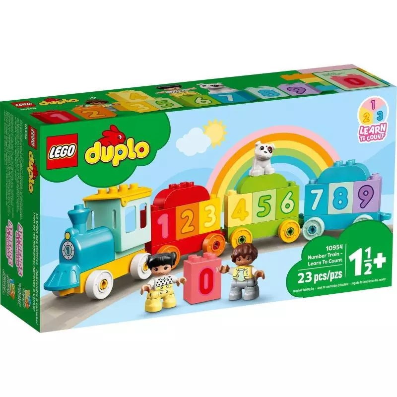 POCIĄG Z CYFERKAMI NAUKA LICZENIA LEGO DUPLO 10954 - Lego