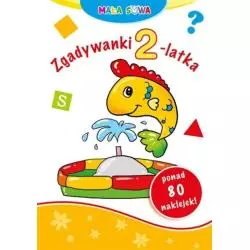 MAŁA SOWA ZGADYWANKI 2-LATKA Z NAKLEJKAMI - Damidos