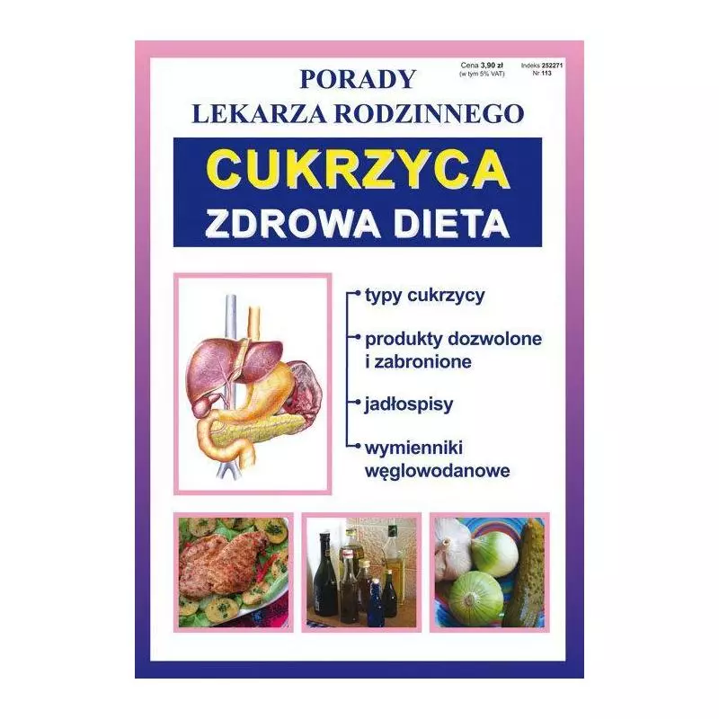 CUKRZYCA ZDROWA DIETA PORADY LEKARZA RODZINNEGO - Literat