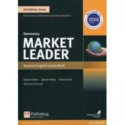 MARKET LEADER ELEMENTARY BUSINESS ENGLISH COURSE BOOK + DVD-ROM David Cotton, David Falvey, Simon Kent - Pearson