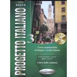 NUOVO PROGETTO ITALIANO 3 LIBRO DELLO STUDENTE + 2 X CD Telis Marin - Edilingua