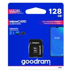 KARTA PAMIĘCI 128GB MICRO SD UHS-I CLASS 10 GOODRAM - Goodram