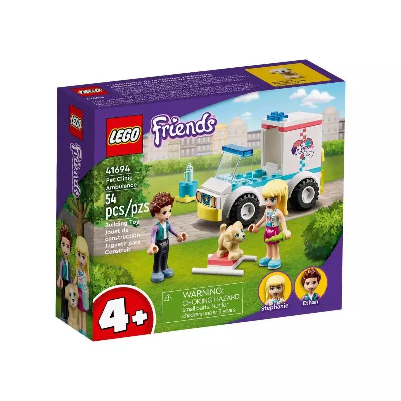 KARETKA KLINIKI DLA ZWIERZĄTEK LEGO FRIENDS 41694 - Lego