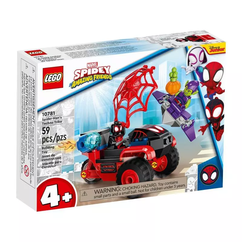 TECHNOTRÓJKOŁOWIEC SPIDER-MANA LEGO MARVEL 10781 - Lego