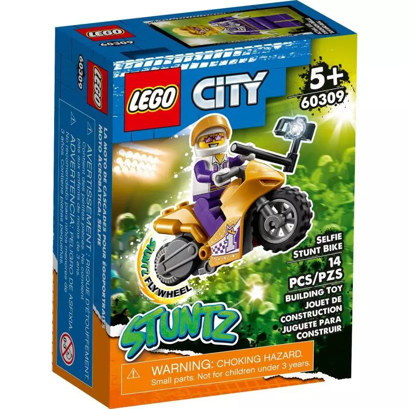 SELFIE NA MOTOCYKLU KASKADERSKIM LEGO CITY 60309 - Lego