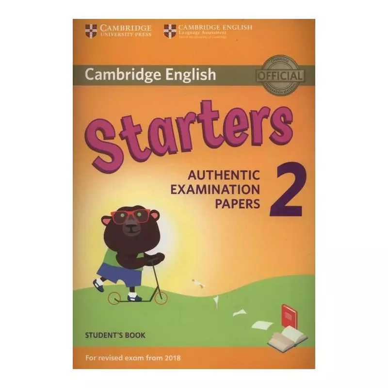 CAMBRIDGE ENGLISH STARTERS 2 STUDENTS BOOK - Cambridge University Press