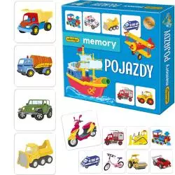 POJAZDY GRA MEMORY 3+ - Adamigo