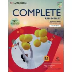 COMPLETE PRELIMINARY STUDENTS BOOK PACK Peter May, Emma Heyderman - Cambridge University Press