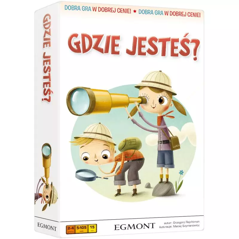 GDZIE JESTEŚ GRA KARCIANA 4+ - Egmont
