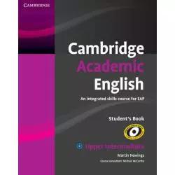 CAMBRIDGE ACADEMIC ENGLISH B2 UPPER INTERMEDIATE STUDENTS BOOK Martin Hewings - Cambridge University Press