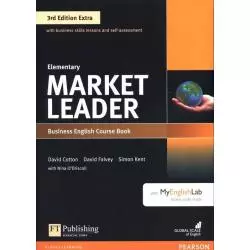 MARKET LEADER 3RD EDITION EXTRA ELEMENTARY COURSE BOOK WITH MYENGLISHLAB + DVD David Cotton, David Falvey, Simon Kent - Pear...