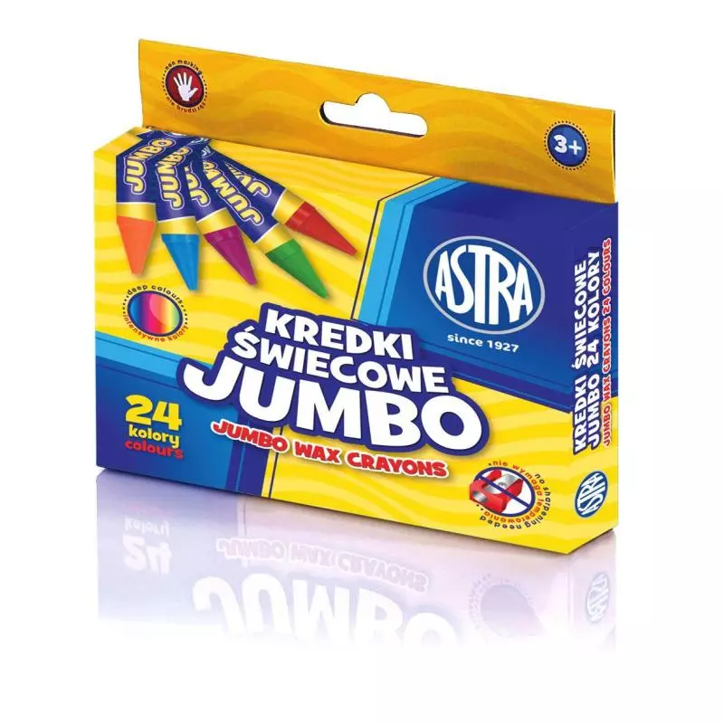KREDKI ŚWIECOWE 24 KOLORY ASTRA - Astra