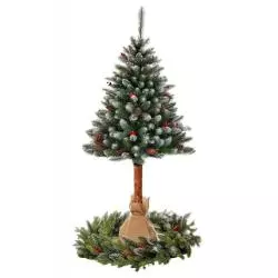 CHOINKA SZTUCZNA ZDOBIONA NA PNIU 150CM - Lupico