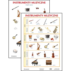 INSTRUMENTY MUZYCZNE PLANSZA EDUKACYJNA - Harmonia