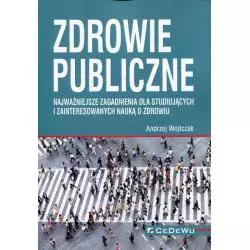 ZDROWIE PUBLICZNE NAJWAŻNIEJSZE ZAGADNIENIA DLA STUDIUJĄCYCH I ZAINTERESOWANYCH NAUKA O ZDROWIU Andrzej Wojtczak - CEDEWU