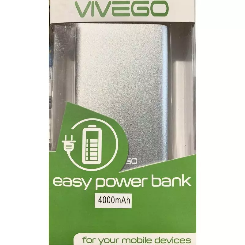 POWERBANK 4000 MAH VIVEGO MICROUSB - Vivego
