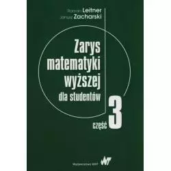 ZARYS MATEMATYKI WYŻSZEJ DLA STUDENTÓW 3 Roman Leitner, Janusz Zacharsk - PWN