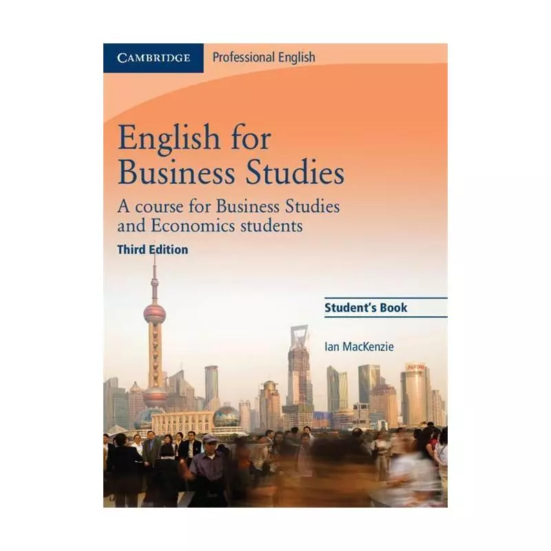 ENGLISH FOR BUSINESS STUDIES STUDENTS BOOK - Cambridge University Press