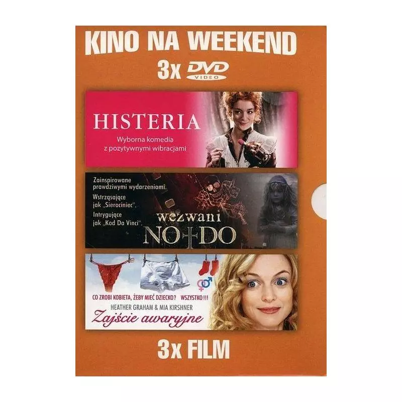 KINO NA WEEKEND HISTERIA NO-DO ZAJŚCIE AWARYJNE 3X DVD PL - Hagi