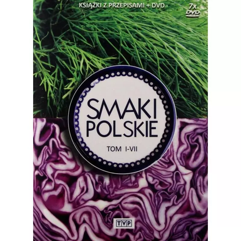 SMAKI POLSKIE TOM I-VII KSIĄŻKI Z PRZEPISAMI + 7X DVD - TVP