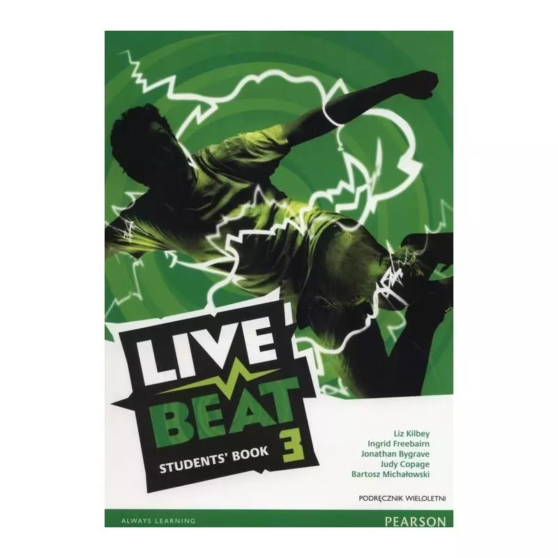 LIVE BEAT 3 PODRĘCZNIK WIELOLETNI + CD Liz Kilbey, Ingrid Freebairn - Pearson