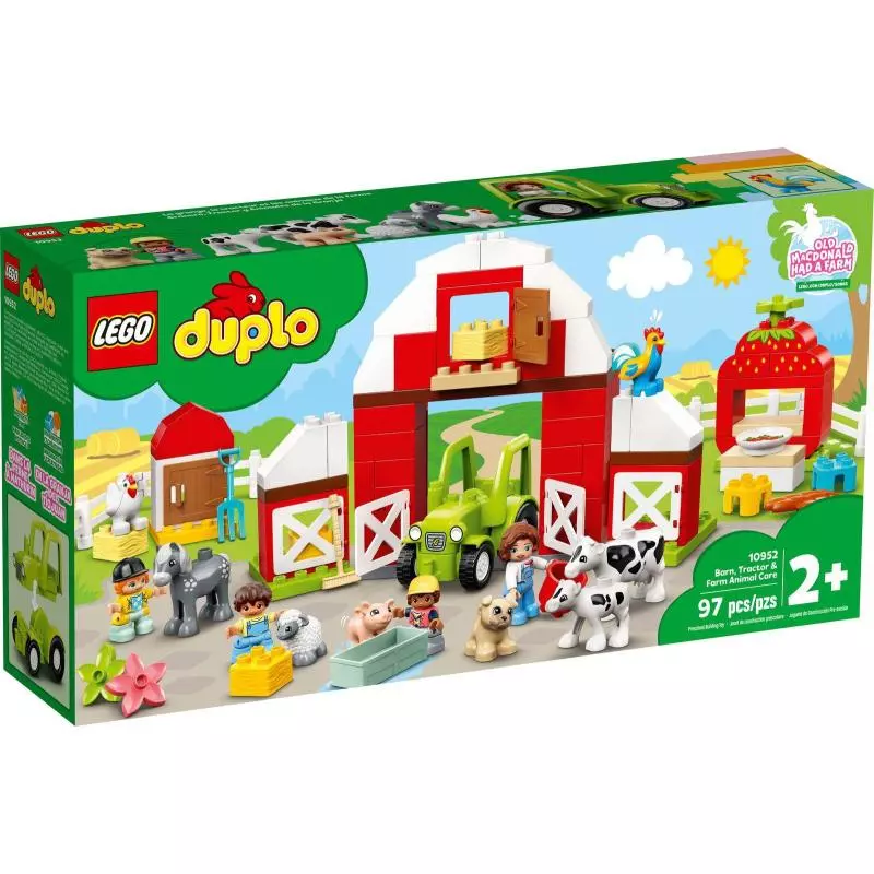 STODOŁA TRAKTOR I ZWIERZĘTA GOSPODARSKIE LEGO DUPLO 10952 - Lego