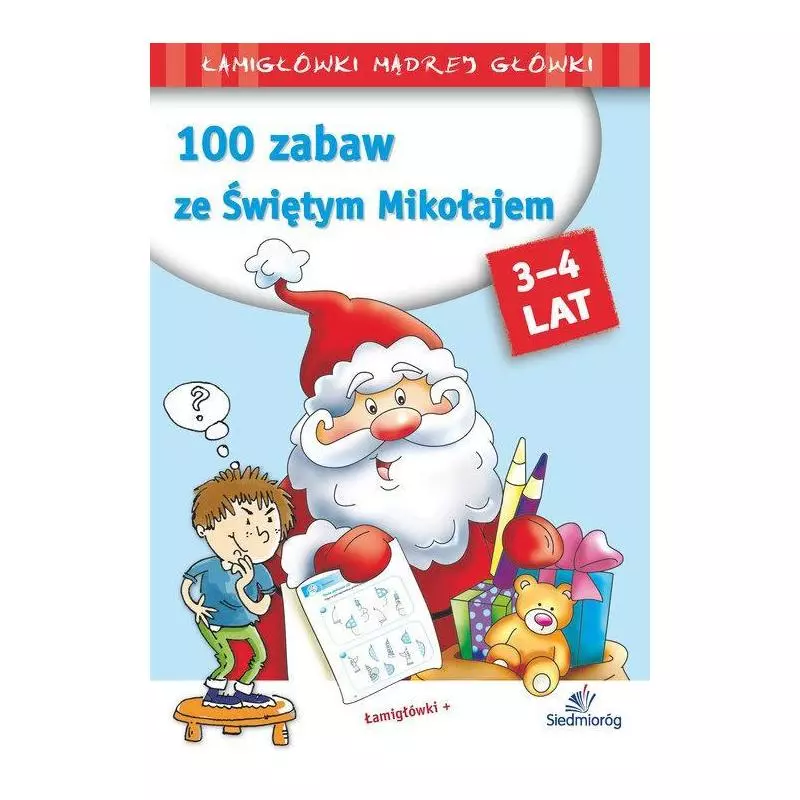 100 ZABAW ZE ŚWIĘTYM MIKOŁAJEM 3-4 LATA Tamara Michałowska - Siedmioróg