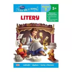 DISNEY UCZ SIĘ Z NAMI DISNEY KSIĘŻNICZKA LITERY 5+ - Ameet