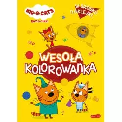 KOT-O-CIAKI WESOŁA KOLOROWANKA - Harperkids