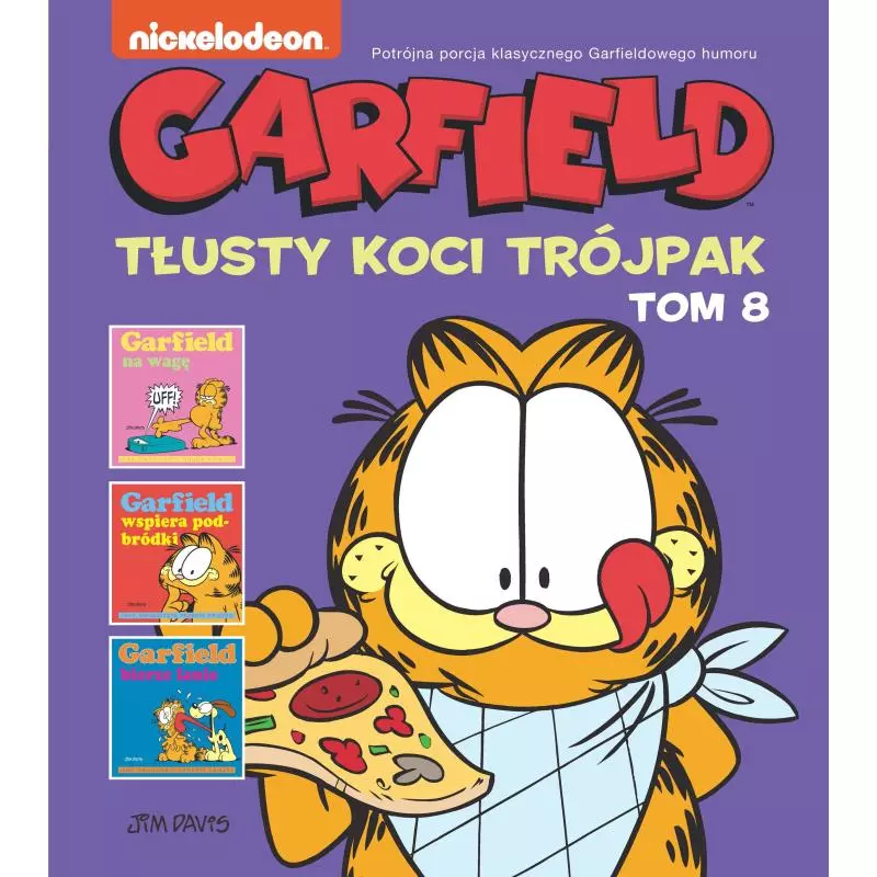 GARFIELD. TŁUSTY KOCI TRÓJPAK 8 Jim Davis - Egmont