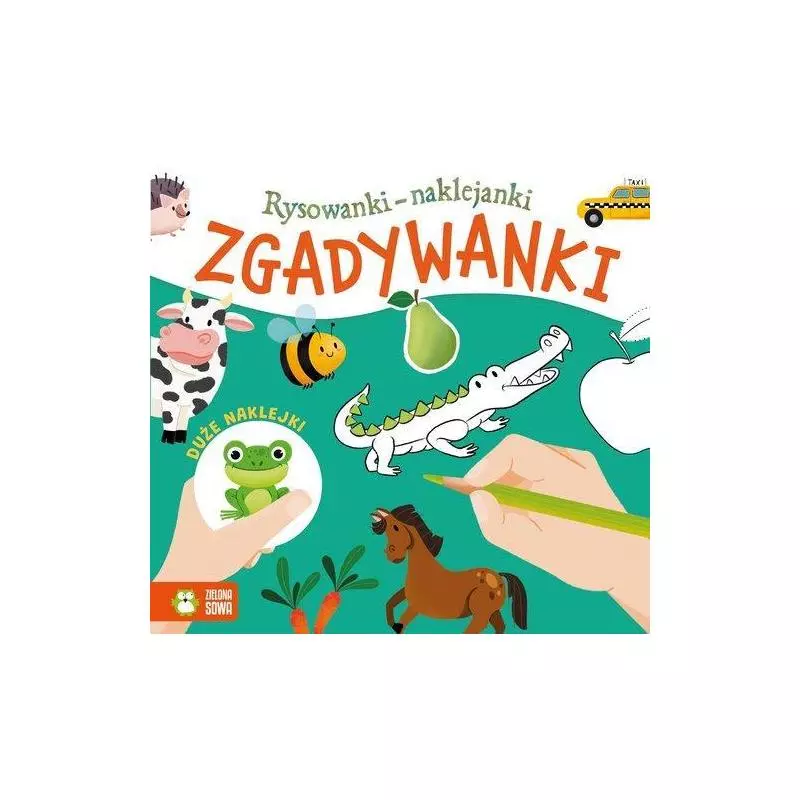 RYSOWANKI-NAKLEJANKI ZGADYWANKI - Zielona Sowa