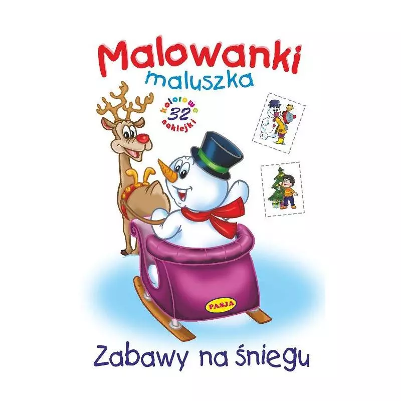 ZABAWY NA ŚNIEGU MALOWANKI MALUSZKA Ernest Błędowski - Pasja