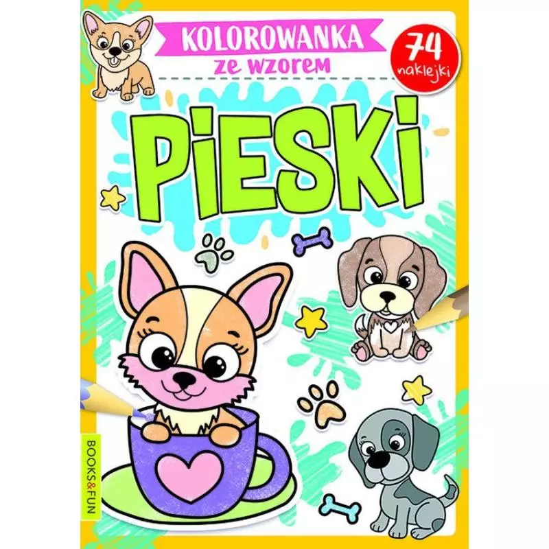 PIESKI. KOLOROWANKA ZE WZOREM - Books and Fun