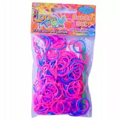 GUMKI LOOM BANDS RÓŻ + FIOLET 300 SZT. - Stnux