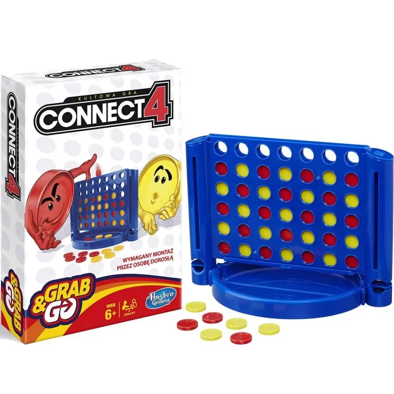 CONNECT 4 GRAB N GO GRA STRATEGICZNA 6+ - Hasbro CONNECT 4 GRAB N GO GRA STRATEGICZNA 6+ - Hasbro