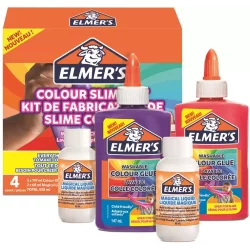 ZESTAW DO SLIME KOLOROWEGO 4 ELEMENTY ELMERS - Newell