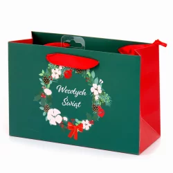 TOREBKA PREZENTOWA WESOŁYCH ŚWIĄT 17 X 25 X 10CM - Panon