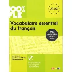 100% FLE VOCABULAIRE ESSENTIEL DU FRANÇAIS A1-A2+CD Andia Luis Alberto, Rimbert Odile - Didier