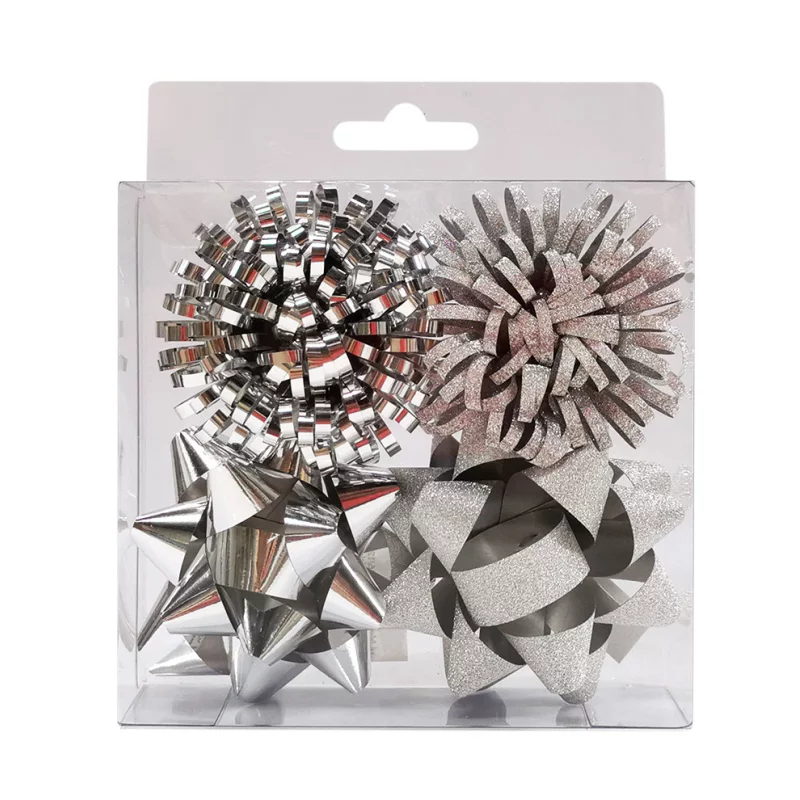 ROZETKI OZDOBNE 4SZT. SREBRNE - Panon